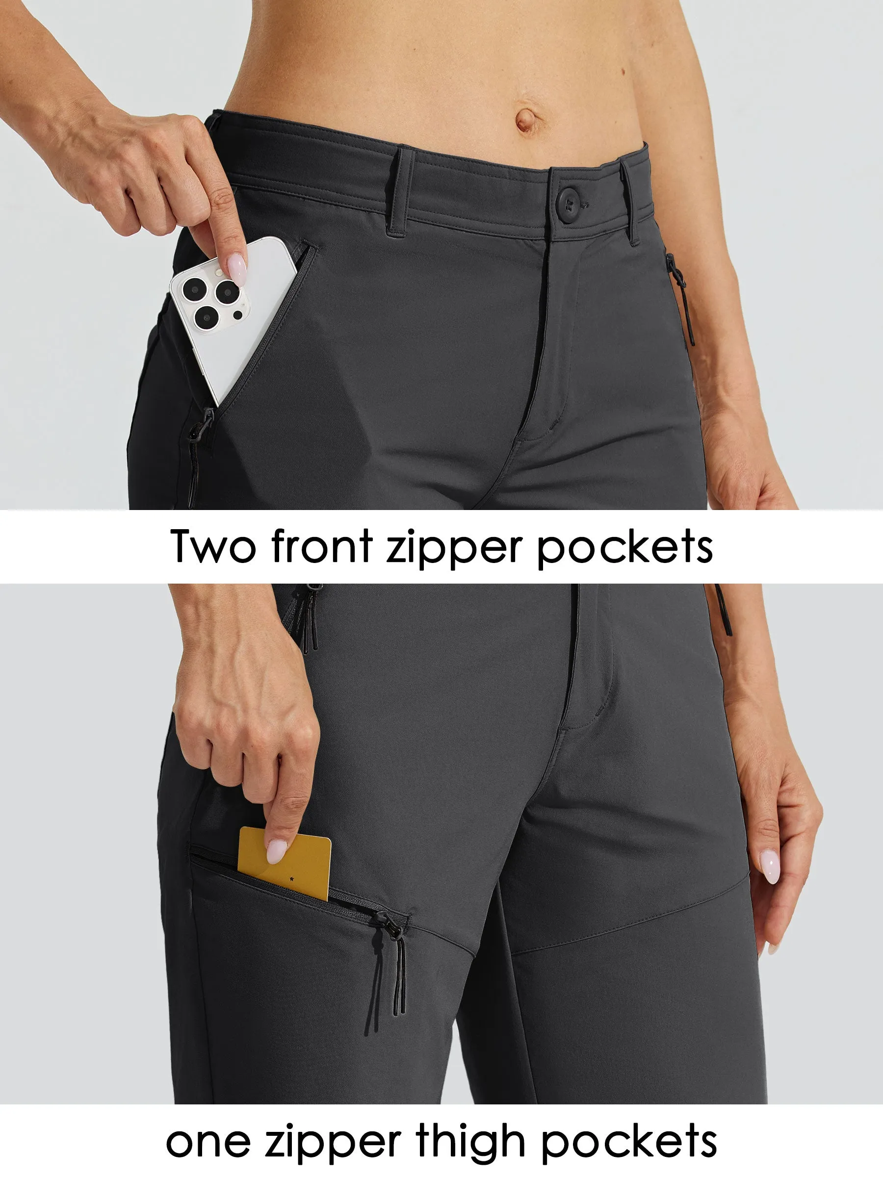 Women's Slim Leg Golf Shorts 10 Inch