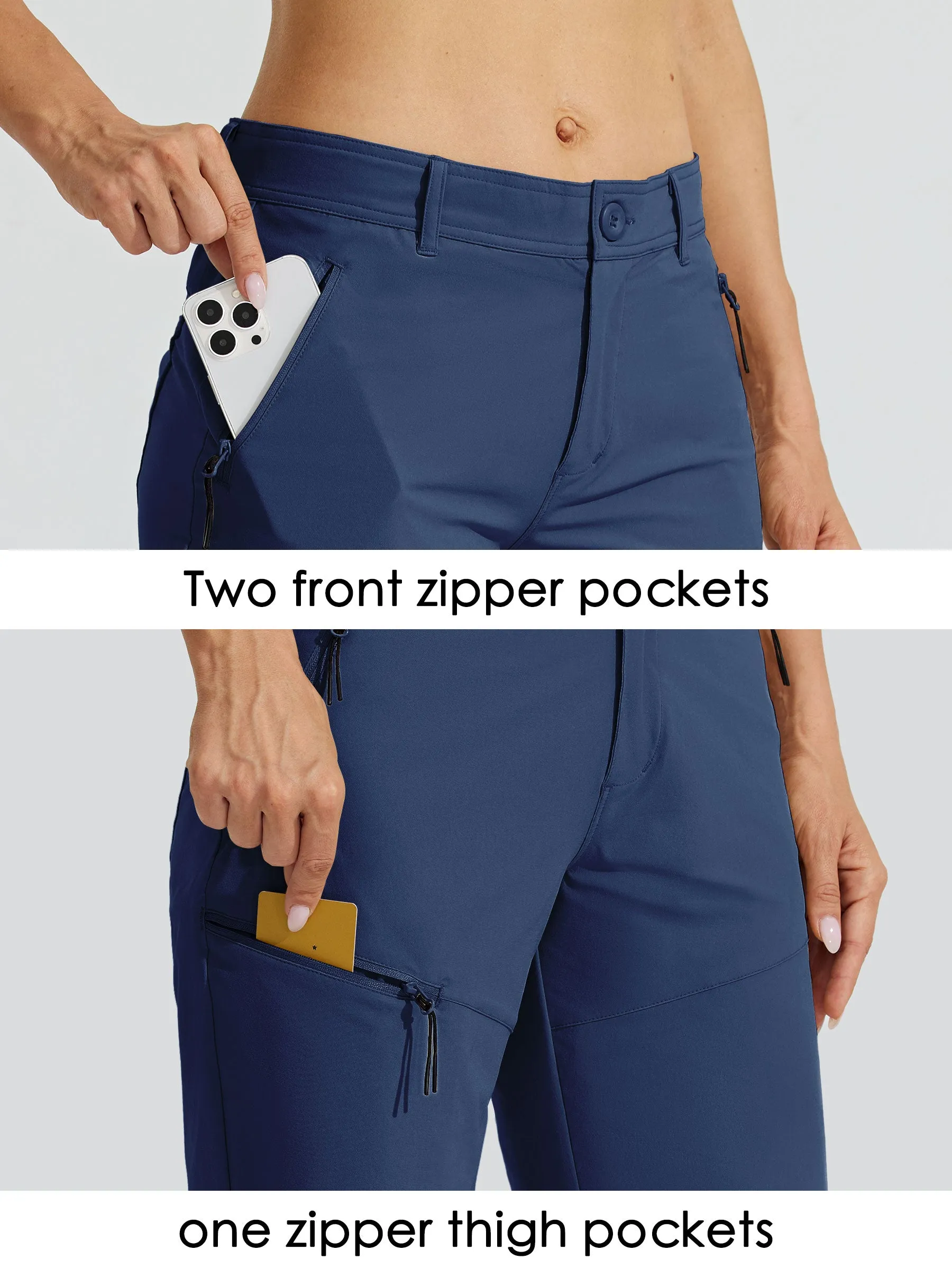 Women's Slim Leg Golf Shorts 10 Inch