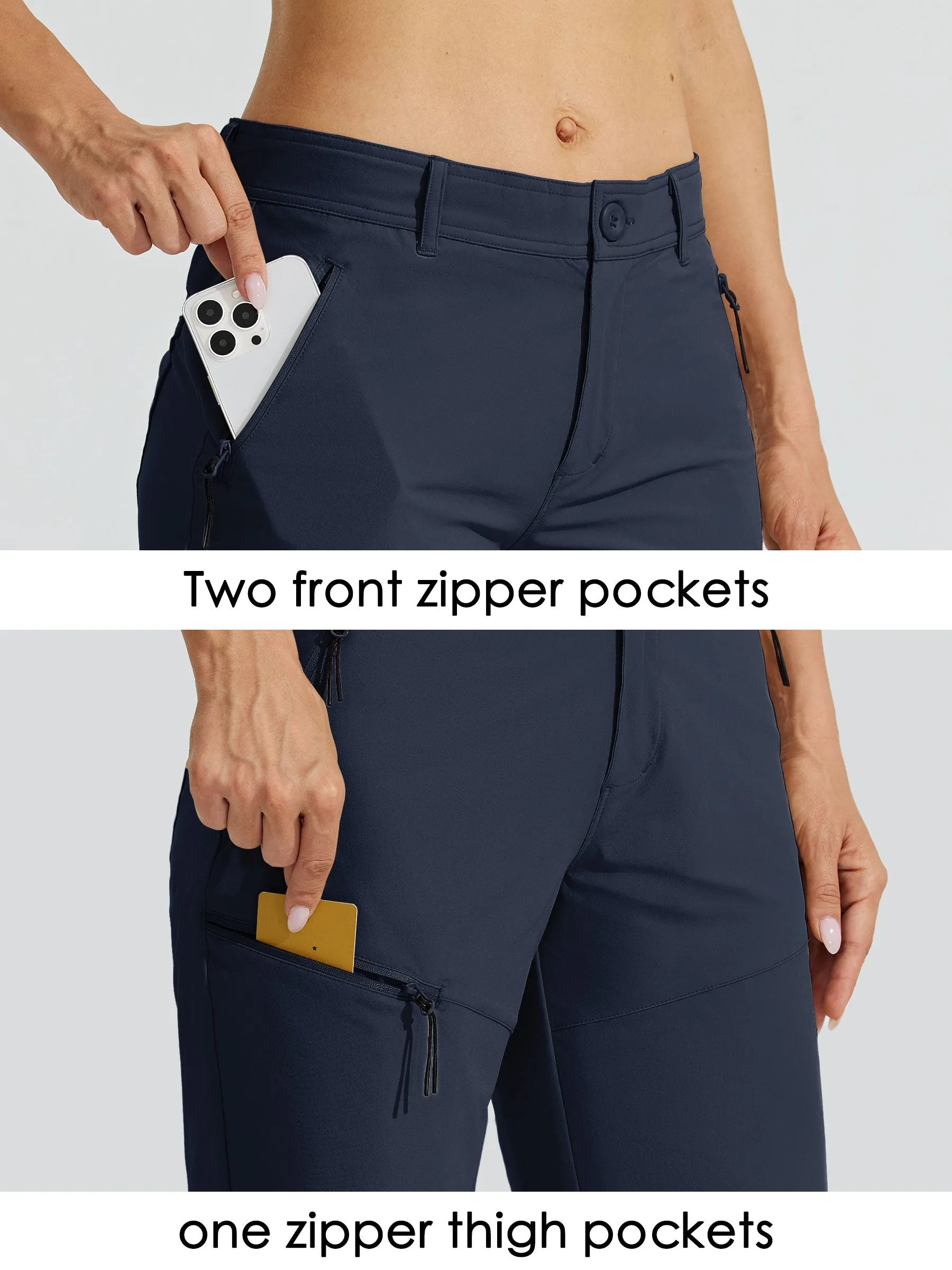 Women's Slim Leg Golf Shorts 10 Inch
