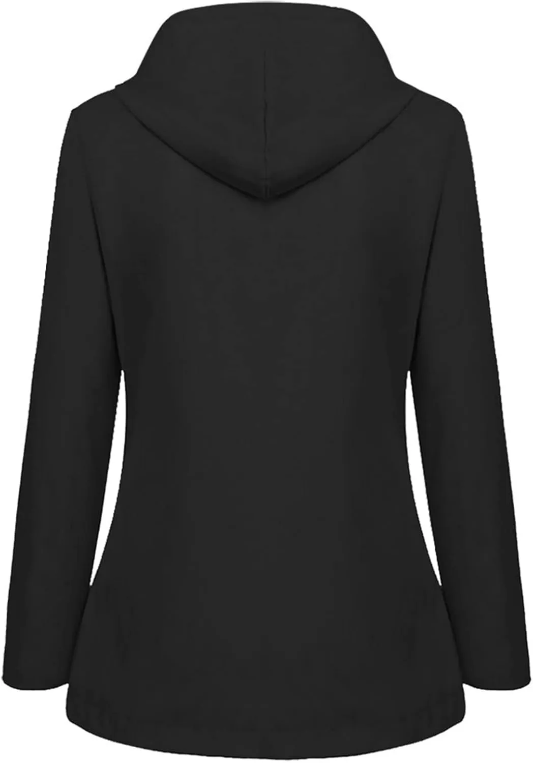 Women’s Solid Rain Jacket Outdoor Jackets Hooded Raincoat Windproof
