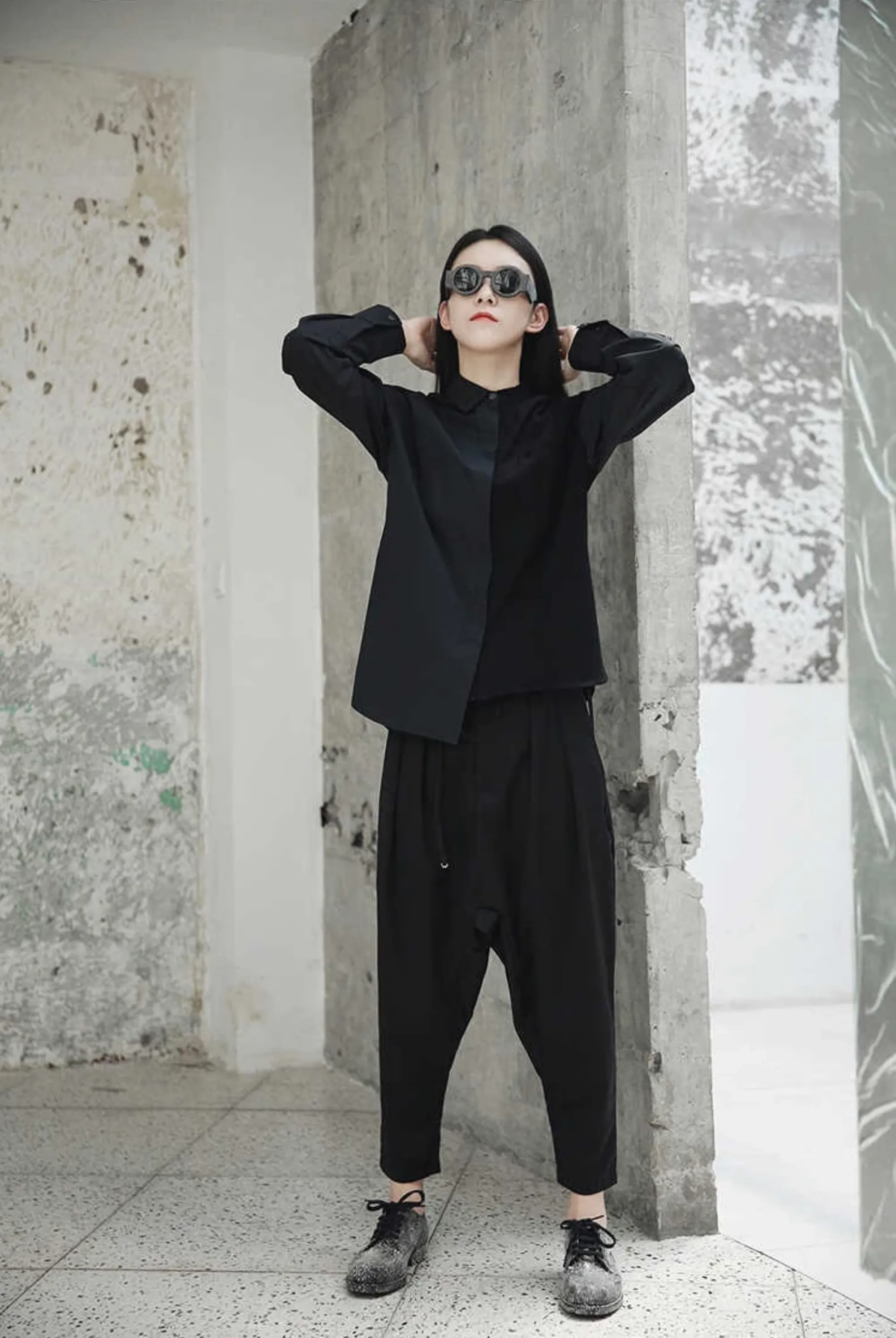 Women's Spring/Summer Casual Cotton Long-Sleeved Shirt