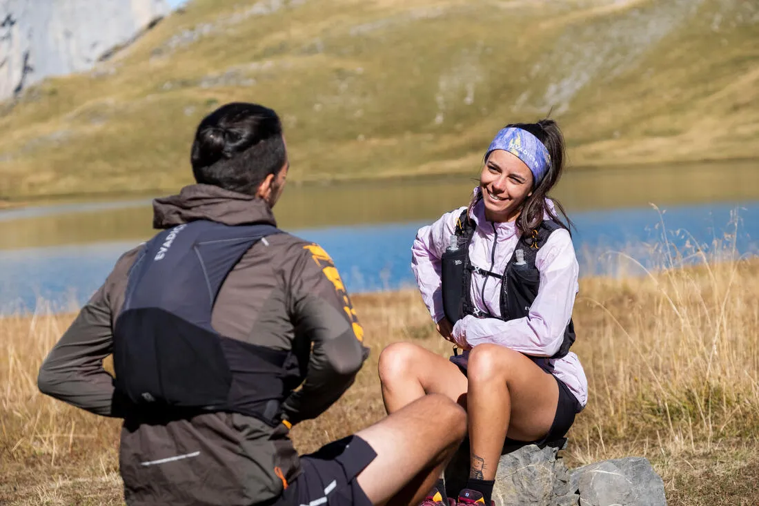 WOMEN'S TRAIL RUNNING BAGGY SHORTS - BLACK