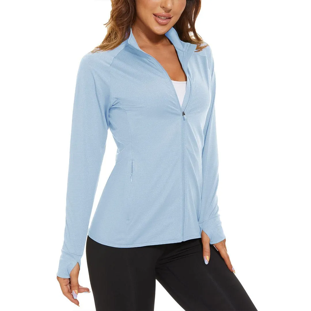 Women's UPF 50  Hiking Running Sun Protection Quick Dry T-shirts