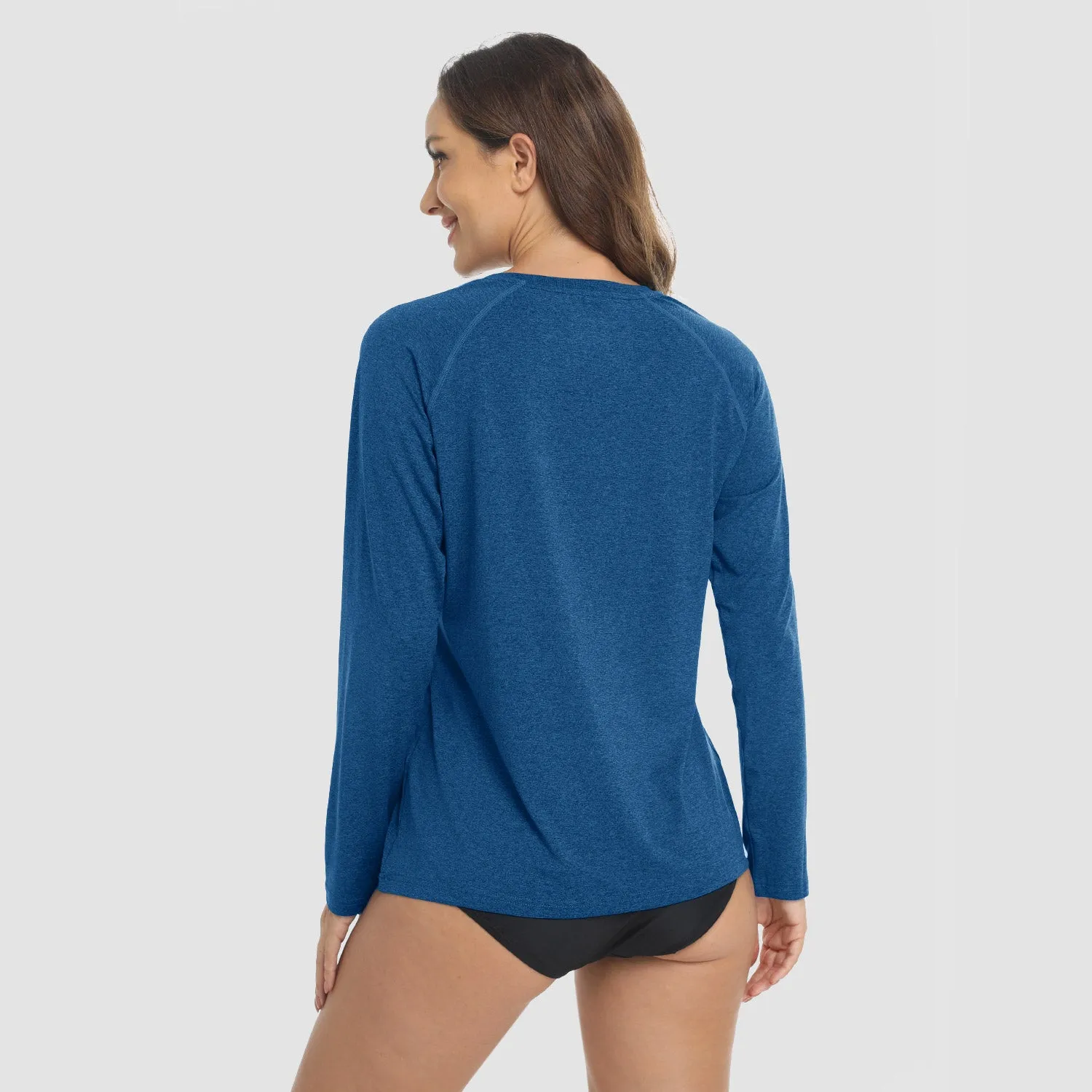 Women's UPF 50  Sun Protection Shirts Long Sleeve Shirts for Hiking Fishing Workout Rash Guard