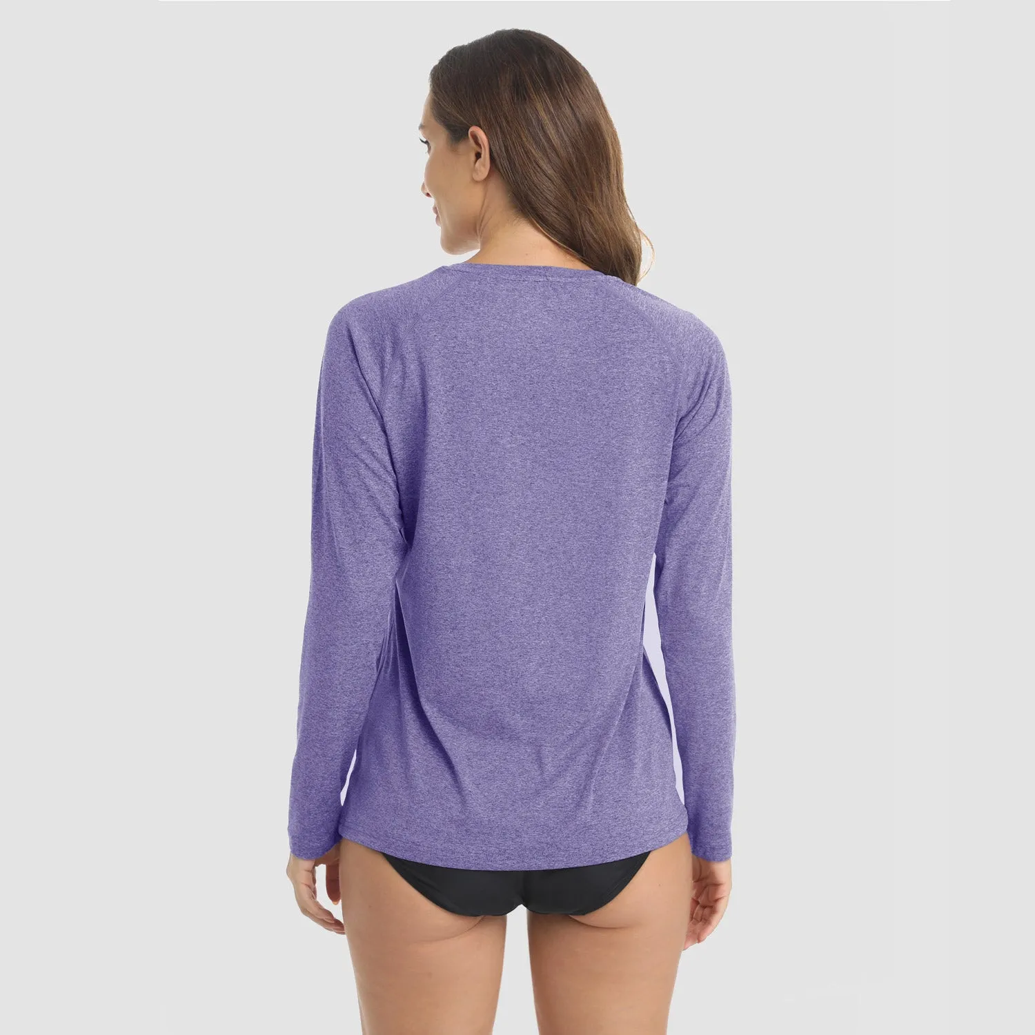 Women's UPF 50  Sun Protection Shirts Long Sleeve Shirts for Hiking Fishing Workout Rash Guard