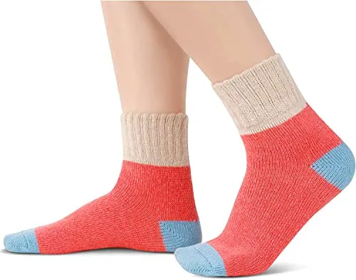 Wool Crew Socks, Funny Gifts for Women You Love, Funny Socks, Warm Socks, Cozy Socks, Women's Winter Socks 5 Pairs
