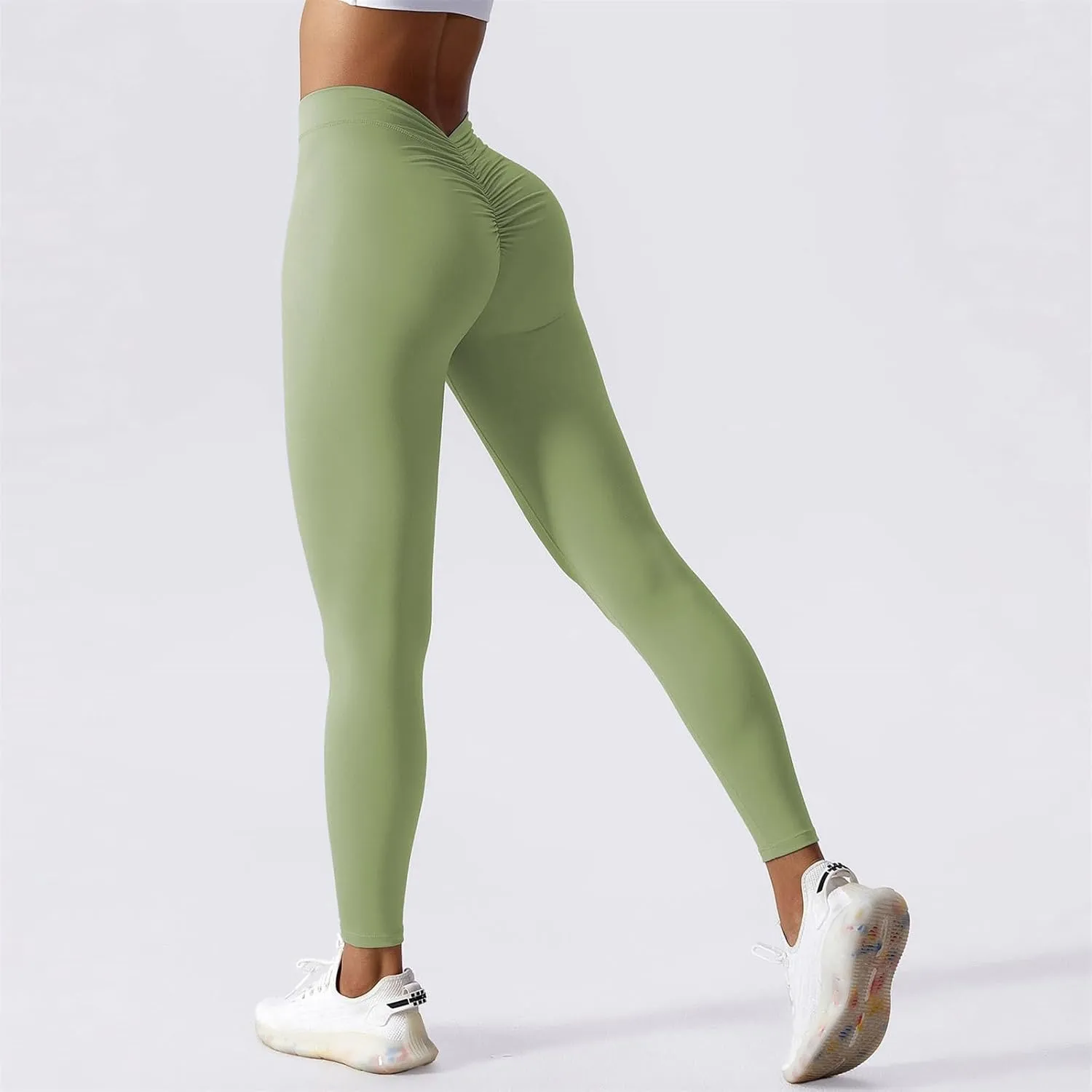 Workout Sets for Women Full Length Micro Elastic Fashion Soft Daily Transparent White Ash S 5XL Fall & Winter Winter