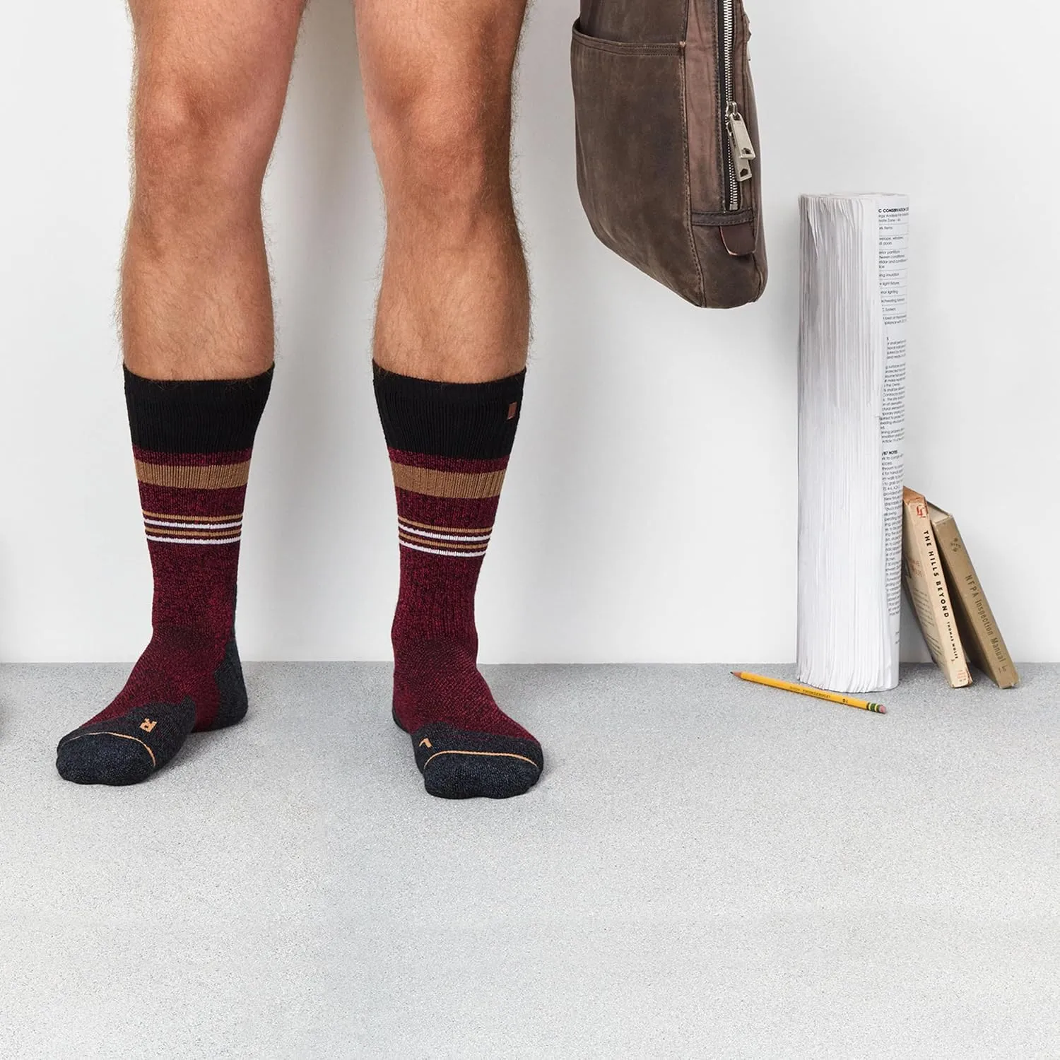 WORN Enhanced Boot Socks  Full-Cushion, Moisture-Wicking Merino Wool, Durable & Comfortable for Men and Women