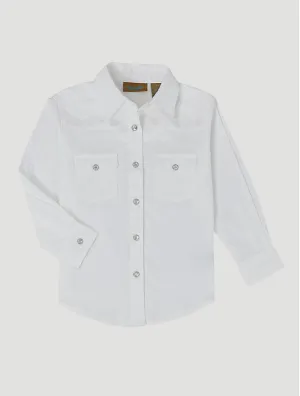 Wrangler Girls Classic Long Sleeve Western Snap Shirt Style GW7001