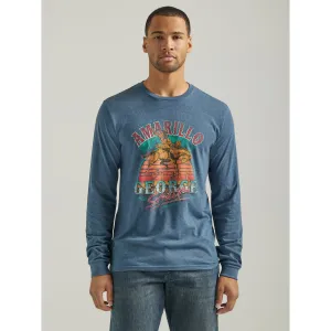 Wrangler Men's Long Sleeve George Strait Graphic Tee