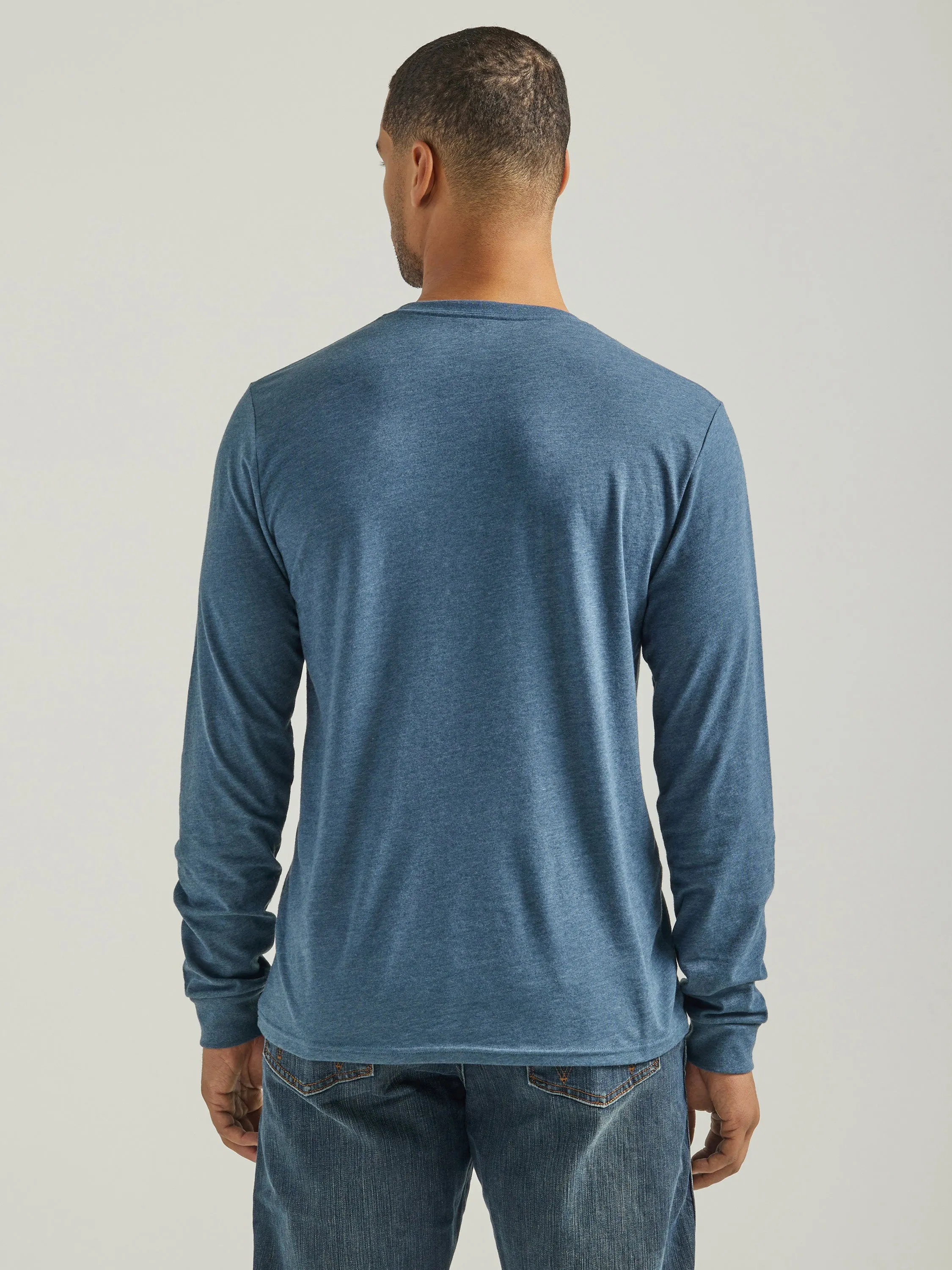 Wrangler Men's Long Sleeve George Strait Graphic Tee