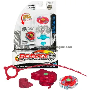 Year 2010 Beyblade Metal Masters High Performance Battle Tops - Balance WA130HF BB-74 THERMAL LACERTA with Ripcord Launcher Plus Online Code