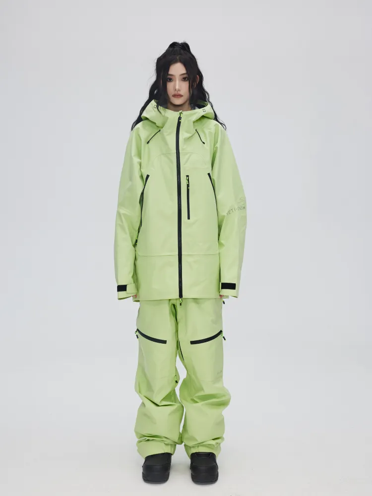 Yetisnow Apple Green Snow Jacket - Women's