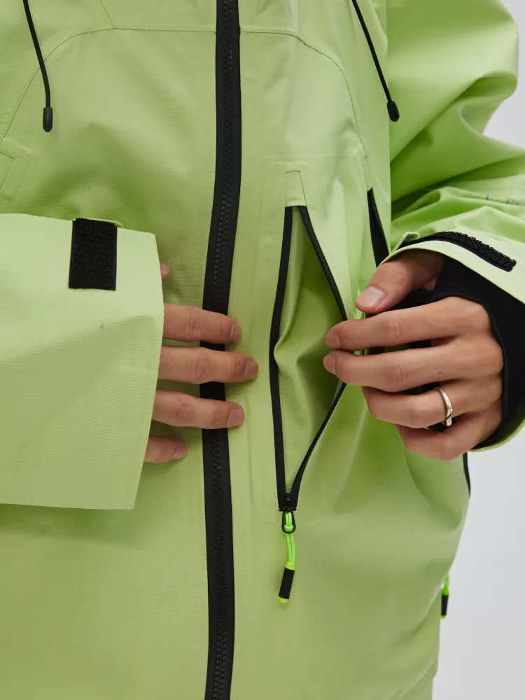 Yetisnow Apple Green Snow Jacket - Women's