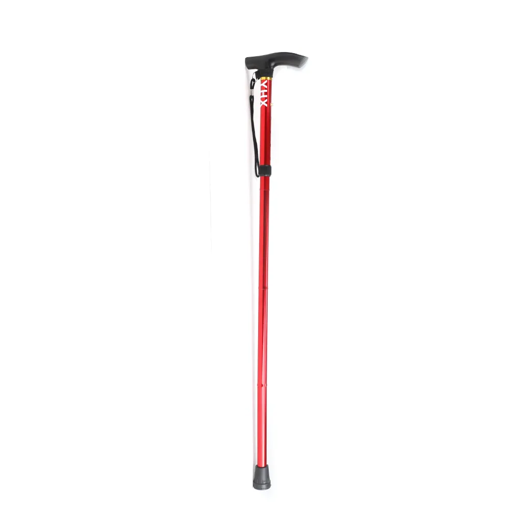 YHX Trekking pole aluminum alloy folding ultra-light ultra-short telescopic outdoor hand trekking walking stick hiking stick 5 knots