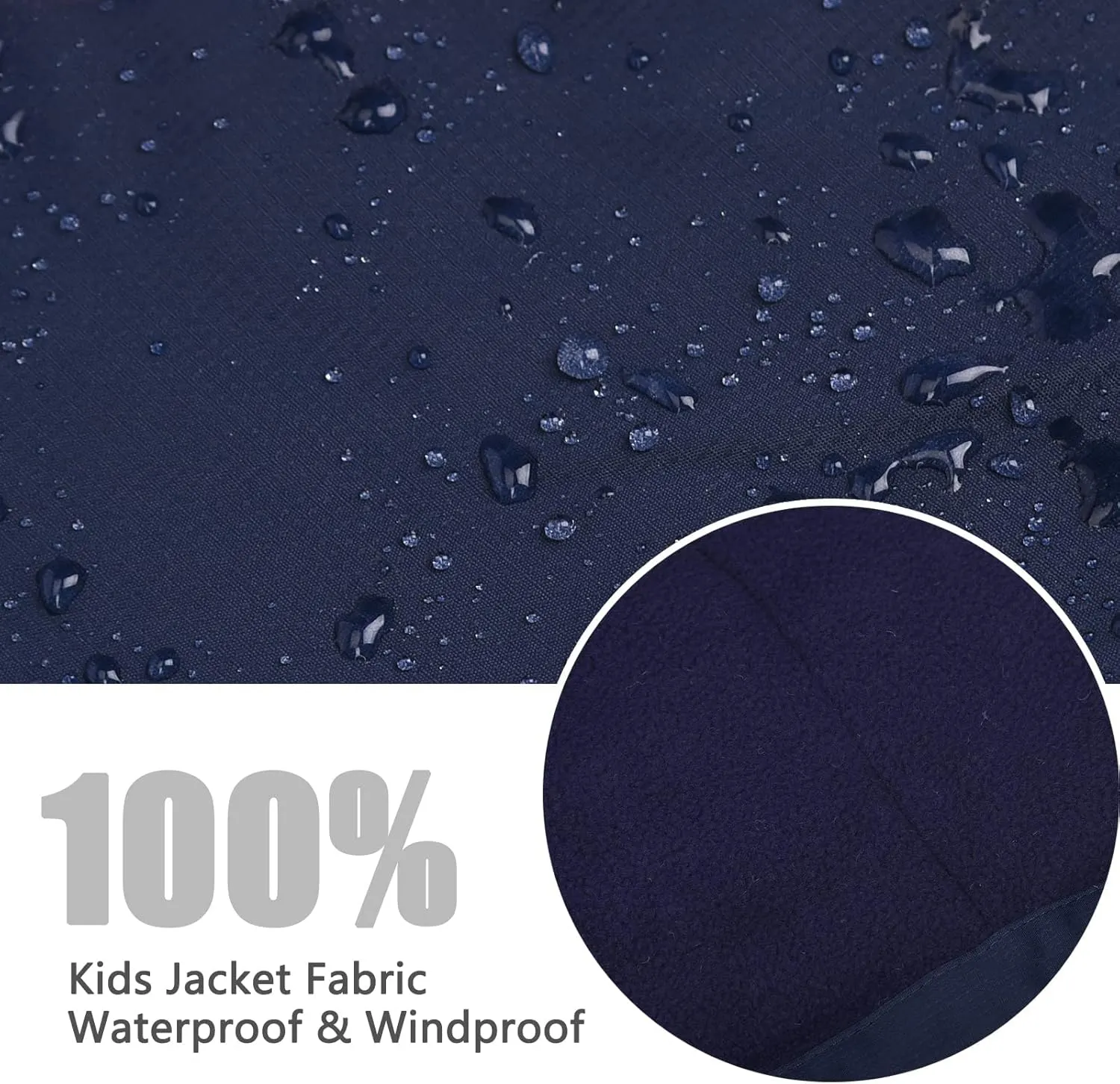 YINGJIELIDE Boy's Waterproof Ski Jacket,Kids Outdoor Snowboarding windproof Jacket,Fleece Lined Hooded,Warm Winter Snow Coat