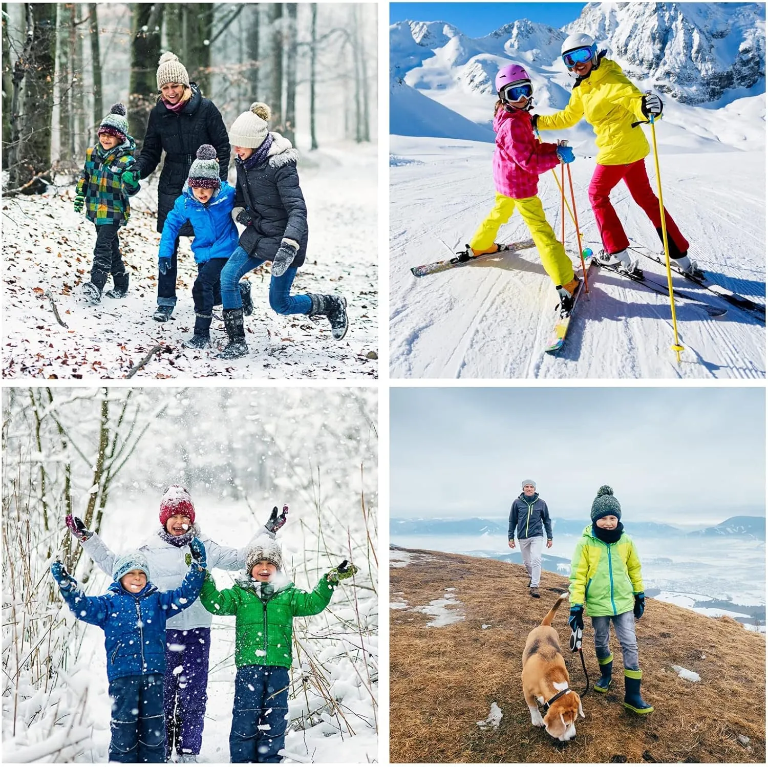 YINGJIELIDE Boy's Waterproof Ski Jacket,Kids Outdoor Snowboarding windproof Jacket,Fleece Lined Hooded,Warm Winter Snow Coat