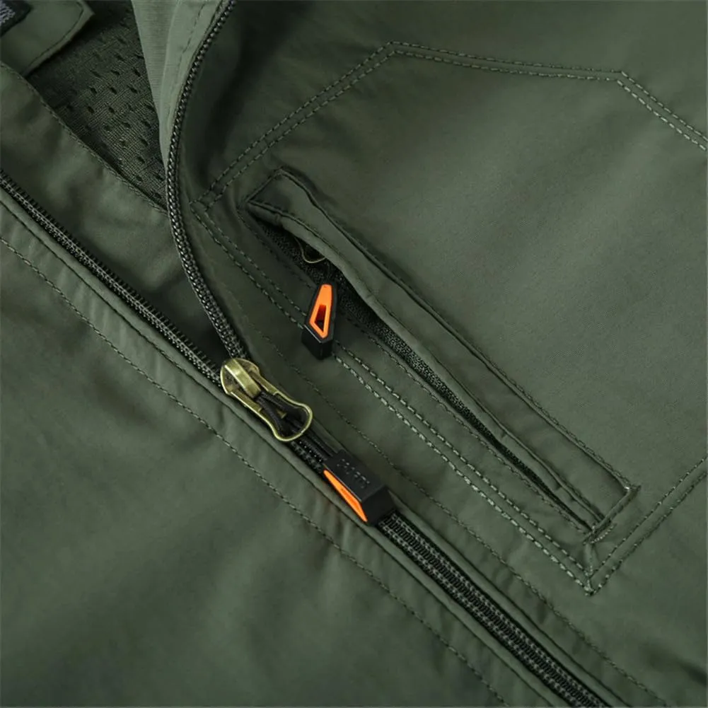 Youllyuu Mountaineering Hooded Jacket Men's Casual Outdoor Jacket Coat Windbreaker Jackets