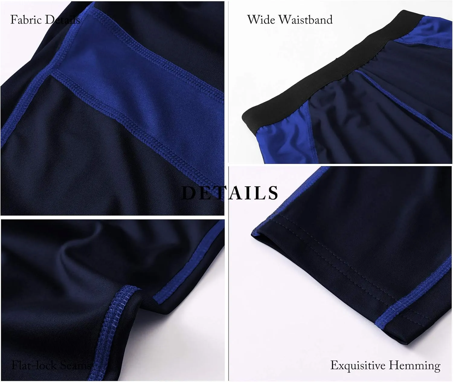 YUSHOW 2 Pack Mens Thermal Pants Men Running Tights Workout Leggings, Thermal Bottoms for Men Sports Compression Base Layer