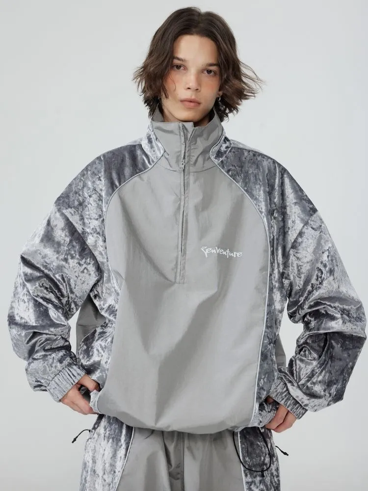 Zenventure White 3L Velvet Sparkle Snow Suit - Unisex