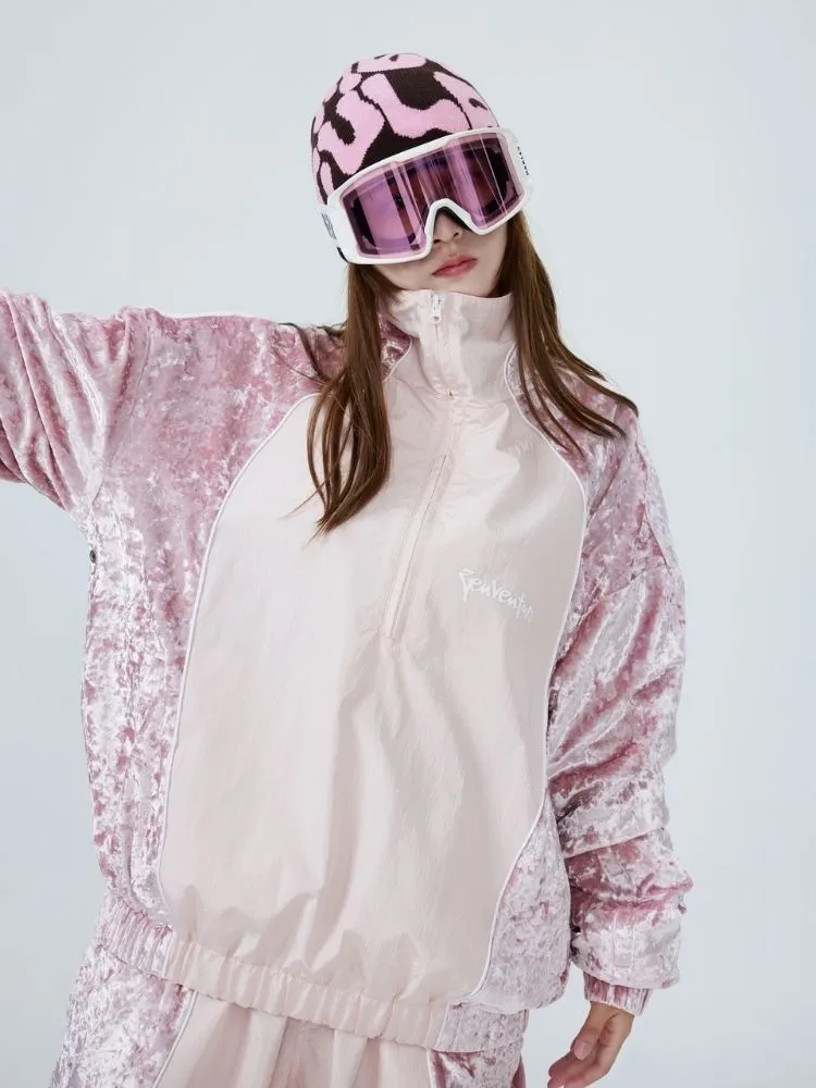 Zenventure White 3L Velvet Sparkle Snow Suit - Unisex