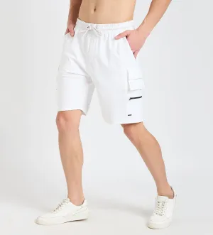 Zipper Highlighter Cargo Shorts