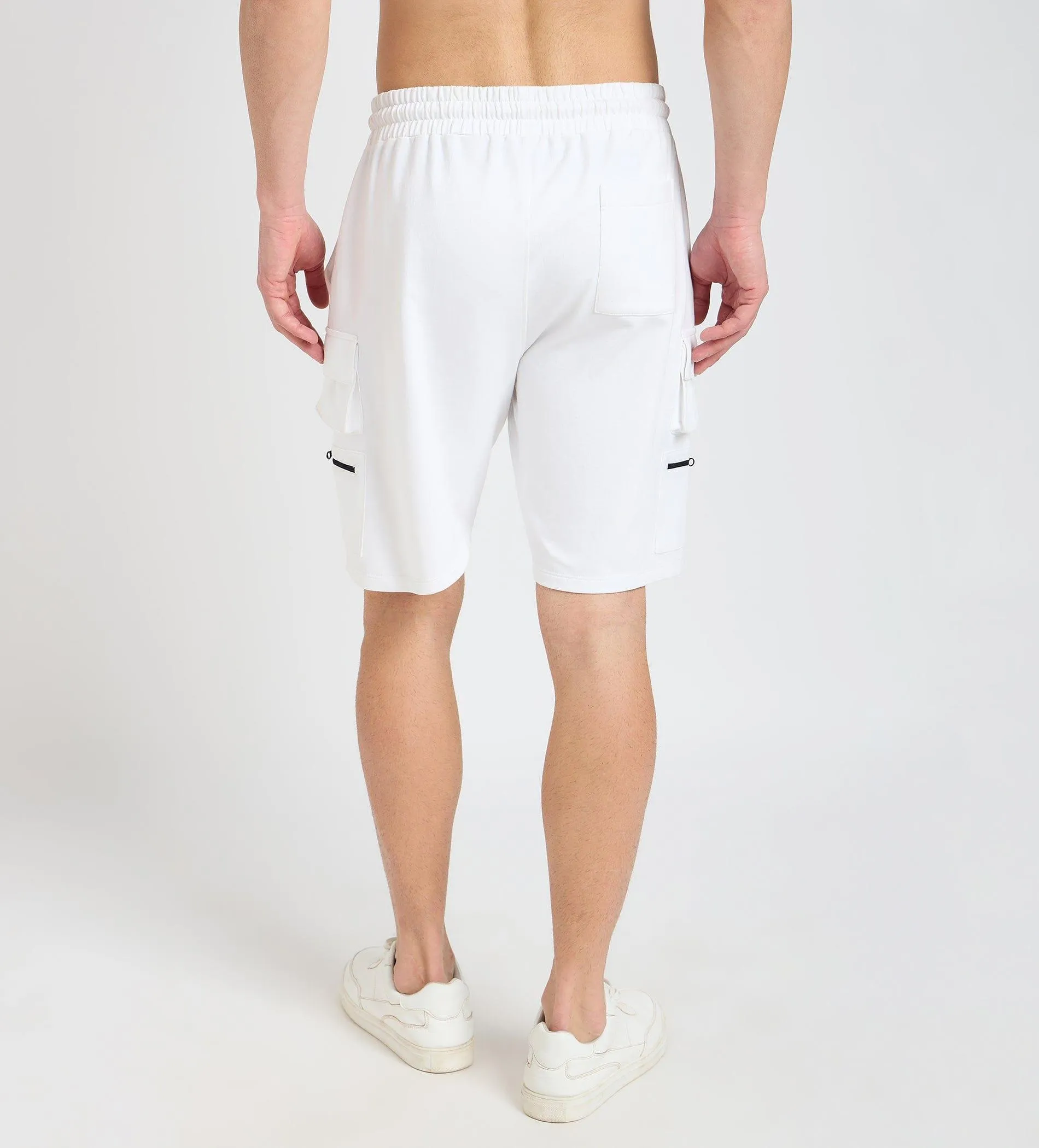 Zipper Highlighter Cargo Shorts